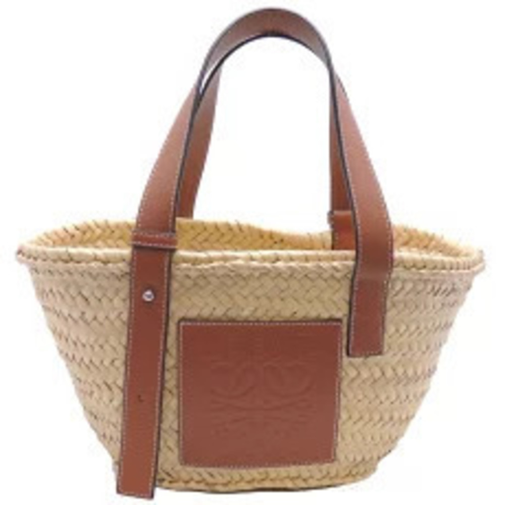 Loewe Basket Handbag Raffia